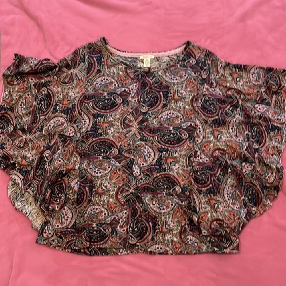 Westbound Paisley Pattern Top Size XL - Picture 3 of 5